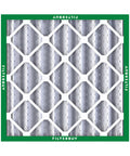 21x21x4 MERV 8 Pleated Air Filter for HVAC Systems Electrostatic Dust and Allergy Defense 2 Pack visible front view