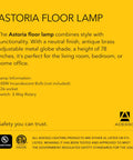 Arc Floor Lamp With Marble Base And Antique Brass Finish 3 Way Dimming For Your Living Room And Bedroom Go To Modern Minimalist Lighting