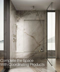 Bathroom featuring Single Function Handheld Showerhead With Katalyst Technology For Full Coverage Drench, High Pressure Spray.