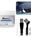 White Lithium Grease 50ml Go-To Multi Purpose Lubricant For Cars And Trailers Doors Hinges Seat Slides Sunroofs Window Tracks Marine Garage And Machinery Rust Protection Extreme Pressure Temperature Resistant From -20C To 120C container with tools and car application example