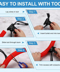 Installation steps for Split Wire Loom Tubing Pro Grade 1/2 Inch ID, 10 Feet Length, With Installation Tool, Heat And Cold Resistant