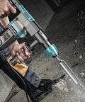 Ground Rod Driver For Five Eighths To Three Quarters Inch Rods, SDS Plus Drill Bit Adapter used with hammer drill in concrete