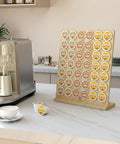 Bamboo Keurig K Cup Holder Organizer Holds 42 Pods For Coffee Bars Offices And Kitchens Large Countertop Display Rack