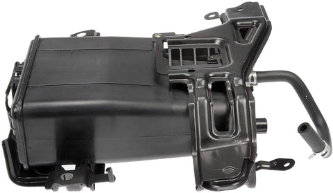 Direct Fit Evaporative Emissions Canister Replacement For Toyota Models Restores Emissions System Performance Clears Check Engine Light And Helps Pass Smog Inspections With OE Style Charcoal Canister For Select Toyota Vehicles visible on side view