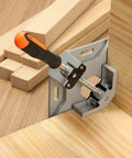 Corner Clamps For Woodworking 2 Pack 90 Degree Right Angle Clamps With Adjustable Swing Jaw Aluminum Alloy Frame in use