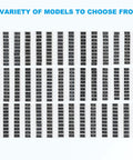 0.1 Ohm 1 Percent Tolerance 1W Surface Mount Chip Resistor Kit 2512 Package, 20 Pack Ceramic Resistors For DIY Electronics Projects And Prototyping For Enthusiasts And Pros. Assorted SMD resistor kit with multiple values in labeled 2512 ceramic packages for PCB prototyping.