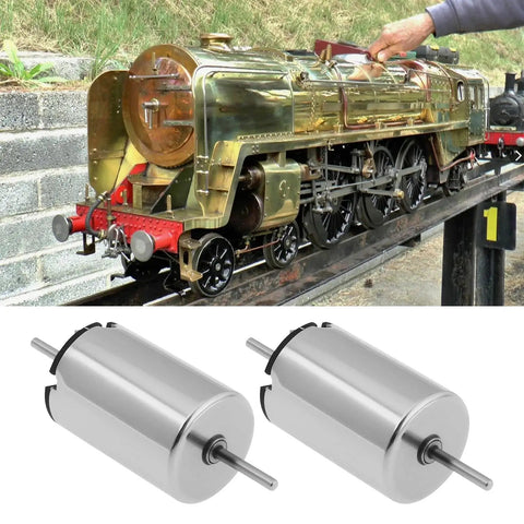 Two Pack 12V DC Mini Motors 13477RPM Micro 1015D Motors For RC Cars DIY Projects Model Trains N Scale TT Scale H0 Gauge