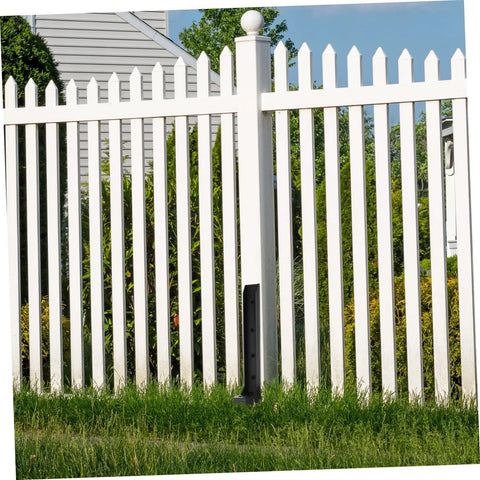 Heavy Duty Fence Post Repair Kit With Weather Resistant Metal Stakes For Ground Easy Install For Composite Fence Posts And Quick Fix For Broken Posts DIY Friendly And Sturdy For Long Lasting Fences