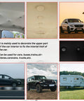 65 Set Car Roof Headliner Repair Kit With 262 Pcs Auto Roof Snap Rivets Retainer installation examples in various vehicles