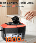 Heavy Duty 2500W Steam Cleaner With 1.9 Quart Tank And Four Bar High Pressure for grout tile floor cleaning being refilled
