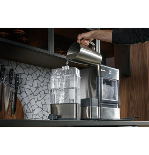 Side Tank Accessory For Opal Nugget Ice Maker With Magnetic Attachment 1 Gallon Tank Increases Ice Between Refills By About 3x