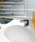12V Electric Water Faucet With Switch For RV Kitchen Sink And Pump Hookup Plug And Play Rotatable Spout Works With Camper Trailer Campervan Or Boat Up To 1.5 Bar No Fuss Wiring Leak Proof Easy Install in RV kitchen
