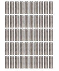 Set Screw Kit, 50 Pieces, A2 70 Stainless Steel Internal Hex Grub Screws M2x3, M2.5x3, M3x3, DIN 916, Hex Socket Fasteners