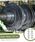 10 Pack Metal Bearing Swivel Casters For Easy Furniture And Workbench Mobility, stainless steel wheels in industrial setting