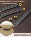 Leather Drawer Pulls Set Of 3 Pieces With Mounting Screws For Cabinets Luggage Handles And Trunk Replacement Modern Leather Knobs In Three Lengths 122mm 155mm 191mm Includes 3 Pulls And 6 Screws For Easy Installation Durable Leather Finish.