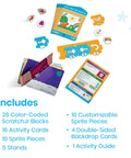 Screen Free Block Based Coding Set For Kids With ScratchJr Unplug And Learn Computer Science Hands On STEM Activities items