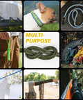 Reflective Paracord 1000Lb Heavy Duty 4Mm 13 Strand Parachute Cord in outdoor uses: camping, clothesline, hammock, survival gear.