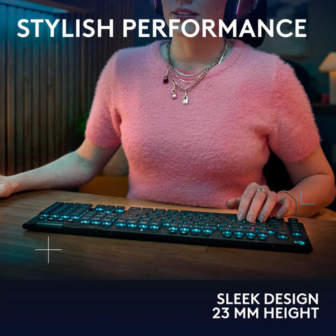 Full Size Wireless Gaming Keyboard Featuring Legit Clicky Switches And Seamless Tri Mode Pairing For PC Gamers Seeking Zero Latency Delays And Truly Smooth Customization Flow on a modern desk.