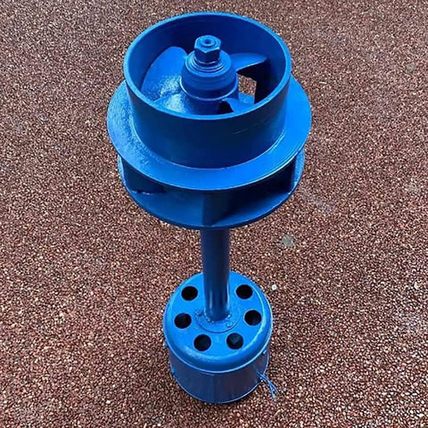 River Micro Hydro Generator With Permanent Magnet Turbine Axial Flow Hydroelectric Generator for home power, blue design.