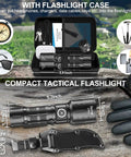 Rechargeable Flashlight High Lumen Tactical LED Light With Memory Function Beefy Beam 6 Modes Pocket Size Waterproof Ultra Bright