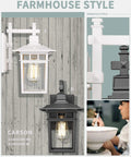 White Exterior Light Fixtures 2 Pack Dusk To Dawn Outdoor Wall Lanterns With Cast Aluminum Housing Built To Last Porch