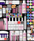 Acrylic Nail Kit With Drill For Beginners All In One Gel Nail Set With UV Light 3 Color Gel Polishes Base And Top Coat