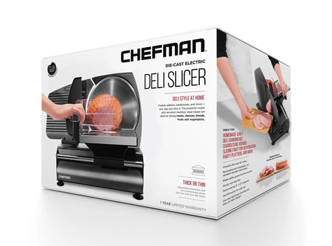 Powerhouse Electric Deli Slicer With Adjustable Thickness Dial And Precision Stainless Steel Blade Flawlessly Sliced Meat Cheese Bread Cutting Setup Weekend Party Game Changer Zero Hassle Kitchen Essential