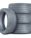 All Season Radial Tire 225 65 R17 106V XL Built Heavy For Electric And Hybrid Cruisers stacked view showing tread pattern and sidewalls.