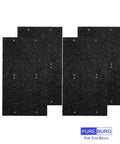 Replacement Filter Set For Whirlpool WPT60 Whispure Medium Air Purifier H13 True HEPA And Activated Carbon Pre Filters showing two filters