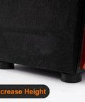 Heavy Duty Black Rubber Spacers Anti Vibration Damping Bushings 0.98 Inch Od 3/8 In Id 3/8 Inch Thick on furniture