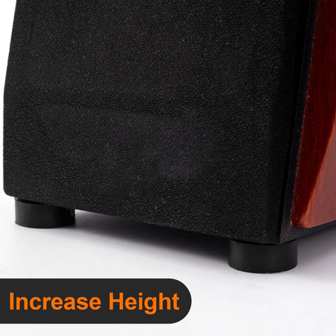 Heavy Duty Black Rubber Spacers Anti Vibration Damping Bushings 0.98 Inch Od 3/8 In Id 3/8 Inch Thick on furniture