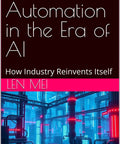 Must Read Industrial Automation In The Era Of AI Guide cover with futuristic tech design and glowing elements.