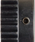 Side view of Spur Gear With 14.5 Degree Pressure Angle, 16 Pitch, Half Inch Bore, Two and a Half Inch Outer Diameter, 38 Teeth