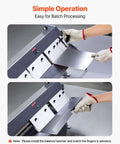 Box And Pan Brake 36 Inch Sheet Metal Bending Tool With 16 Gauge Mild Steel Capacity showing ease of operation for precise bends