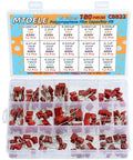 Must-Have 180Pcs Metallized Film Capacitor Kit For DIY Electronics, PCB And Arduino Projects box with compartments