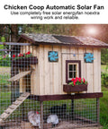 30W Solar Panel Vent Fan Kit For Small Chicken Coops, weatherproof solar exhaust fan for off grid ventilation in coop