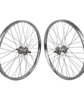 DW1.1 24 Inch BMX Wheelset With MX1100 Hubs Sealed Bearings DT Spokes 24mm Inner Rim Width Silver Finish Built For Modern BMX And Wheelie Bikes Durable Alloy Construction With Strong Lacing For Street And Park Use