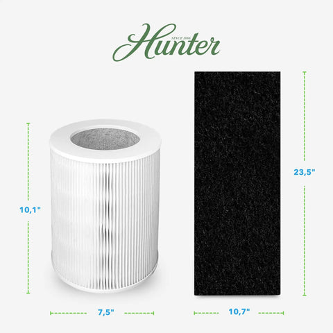 Replacement Value Pack For HP670 Tower Purifier With EcoSilver Pre Filter Coconut Carbon And True HEPA Filtration For Superior Odor Control And Microbial Guard