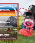 Close-up of Eight Pack Weedeater String Replacement 30 Feet 0.065 Inch Trimmer Line highlighting heat and wear resistance features
