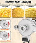 Electric Grain Mill Grinder 3000W 2 In 1 Wet And Dry Grinding with funnel, adjustable knob, corn grits and flour sections