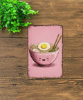 Funny Vintage Metal Sign Ramen Bowl Kawaii Illustration Tin Sign Wall Art For Home Office Garage Decor 8x12 Inches Durable Aluminum Rustic Charm With Cool Vibe For Kitchen Living Room Hangout Area