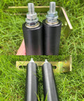 Heavy Duty Sliding Gate Roller Kit With 6 Inch Nylon Rollers Adjustable L Bracket Gate Guide And Support Hardware For Barn Doors