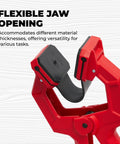 Edge Band Spring Clamp Set Of Four For Woodworking And Home Improvement Projects Handy Adjustable Band Clamps