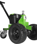 Heavy-Duty Electric Trailer Dolly With Powerful 850W Motor Moves Up To 3600 Lbs features sturdy tires and a dual ball hitch for towing.