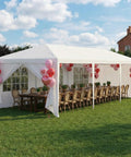 10x30 Ft Party Tent Outdoor Canopy For Parties With 8 Removable Sidewalls Waterproof Gazebo Style Backyard Shelter