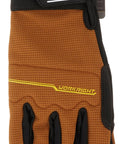 Flex Grip Work Gloves With Shrink Resistant Synthetic Leather For Tough Outdoor Jobs Improved Dexterity Stretchable Durable Fit Excellent Grip Assorted Sizes displayed with packaging