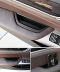 Door Armrest Cover For BMW X3 X4 Driver Side Armrest Storage Compartment Shield Black Fits X3 F25 2010 2016 X4 F26 2014 2017