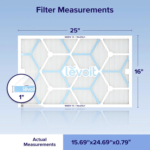 Game Changer Furnace Replacement Air Filters Sized 16X25X1 Featuring Merv 11 Media To Trap Dust And Allergens While Keeping Your Family Breathing Easy As Your Hvac Unit Rolls Smooth For Months Inside A Heavy Duty Two Pack