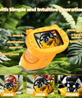 Ultimate Pocket Microscope For Kids With 1000X Zoom, 2.4 Inch HD Screen, in use showing detailed insect image on display