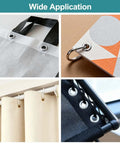 Wide application of 3/8 Inch Grommet Tool Kit with Magnetic Punch for installation on fabric bags, books, curtains, and tarps.